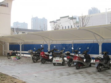 膜結(jié)構(gòu)自行車棚